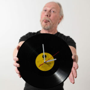 The Record Clock - rode secondewijzer